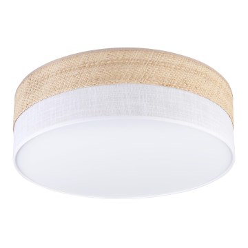 Laelamp SIRJA BOHO 2xE27/15W/230V, läbimõõt 45 cm, beež/valge