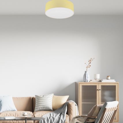 Laelamp SIRJA PASTEL 2×E27/15W/230V, Ø 45 cm, kollane