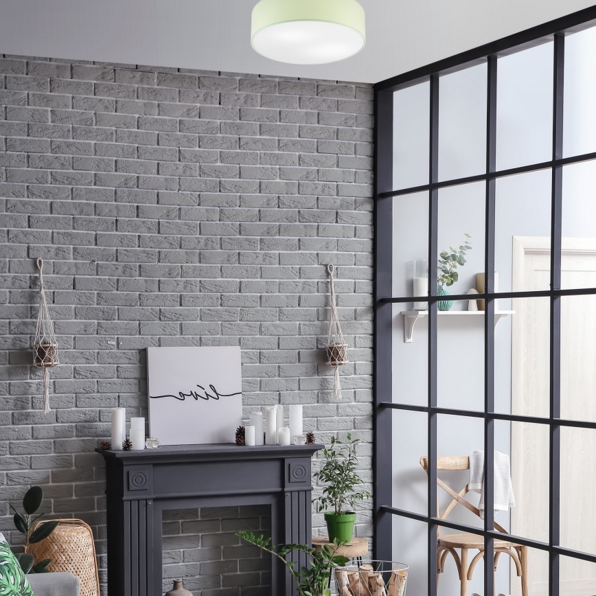 Laelamp SIRJA PASTEL 2×E27, maks. 15 W, 230 V, läbimõõt 45 cm, roheline