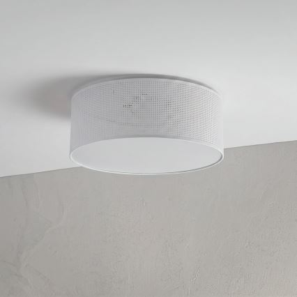 Laelamp SIRJA PLISADO 2xE27/15W/230V läbimõõt 35 cm valge