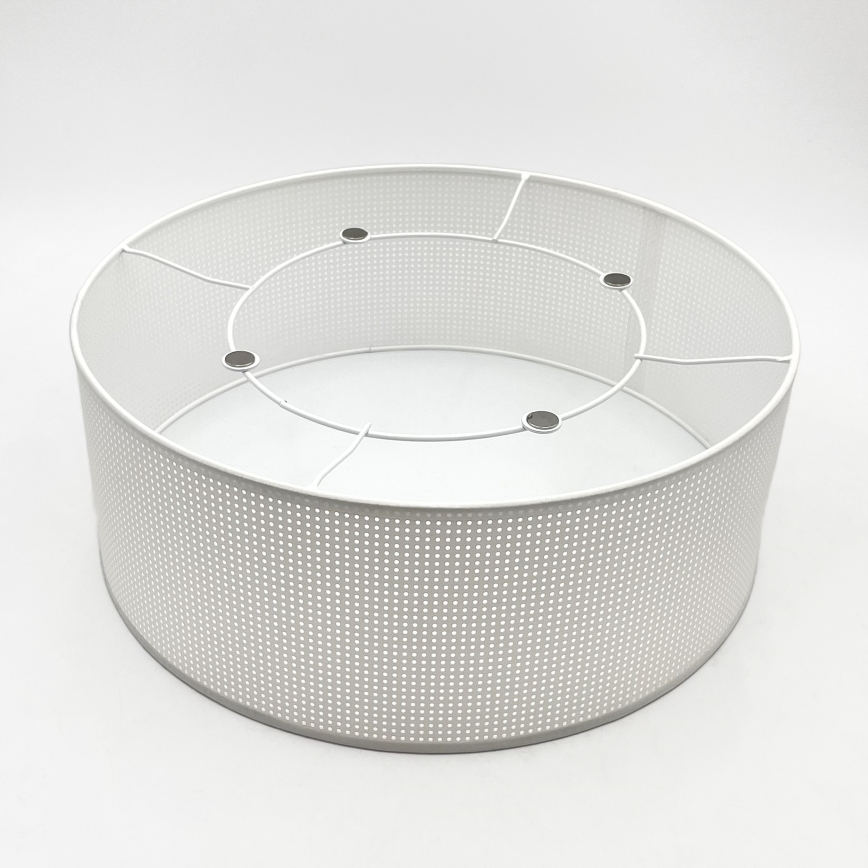 Laelamp SIRJA PLISADO 2xE27/15W/230V läbimõõt 35 cm valge