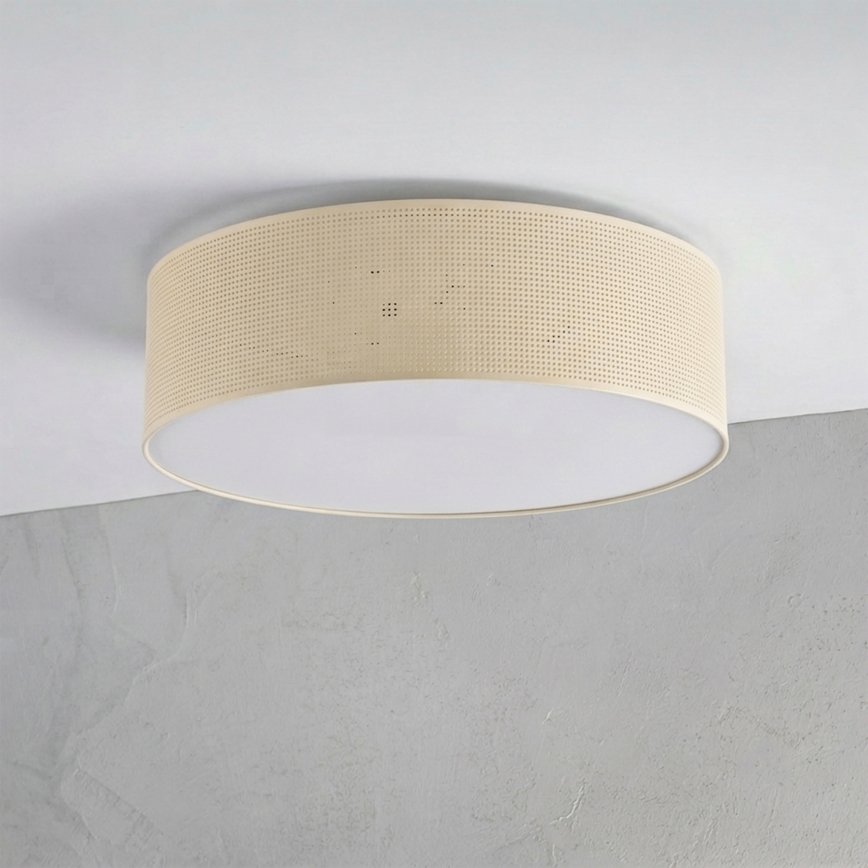 Laelamp SIRJA PLISADO 4xE27/15W/230V läbimõõt 45 cm kreemjas