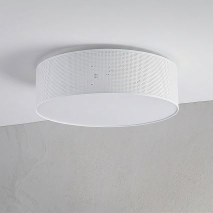 Laelamp SIRJA PLISADO 4xE27/15W/230V läbimõõt 45 cm valge