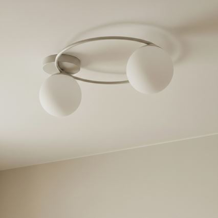 Laelamp SOPRA 2xE14/10W/230V beež/valge