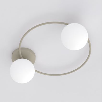 Laelamp SOPRA 2xE14/10W/230V beež/valge