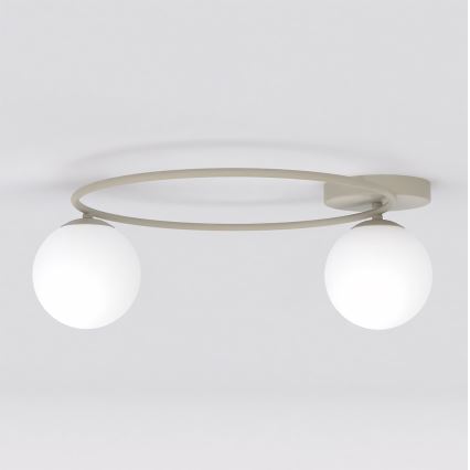 Laelamp SOPRA 2xE14/10W/230V beež/valge