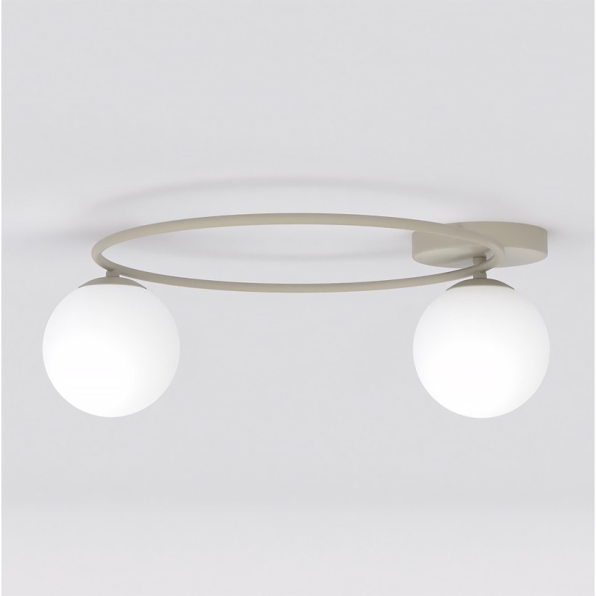 Laelamp SOPRA 2xE14/10W/230V beež/valge