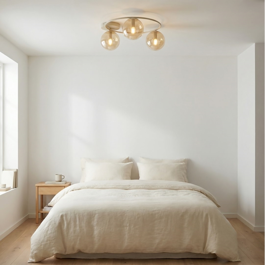 Laelamp SOPRA 3xE14/10W/230V beež/suitsune beež