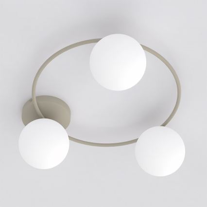 Laelamp SOPRA 3xE14/10W/230V beež/valge