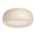 Laelamp STRIPES 2xE27/40W/230V, läbimõõt 55 cm, kreemjas/valge