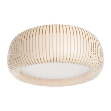 Laelamp STRIPES 2xE27/40W/230V, läbimõõt 55 cm, kreemjas/valge