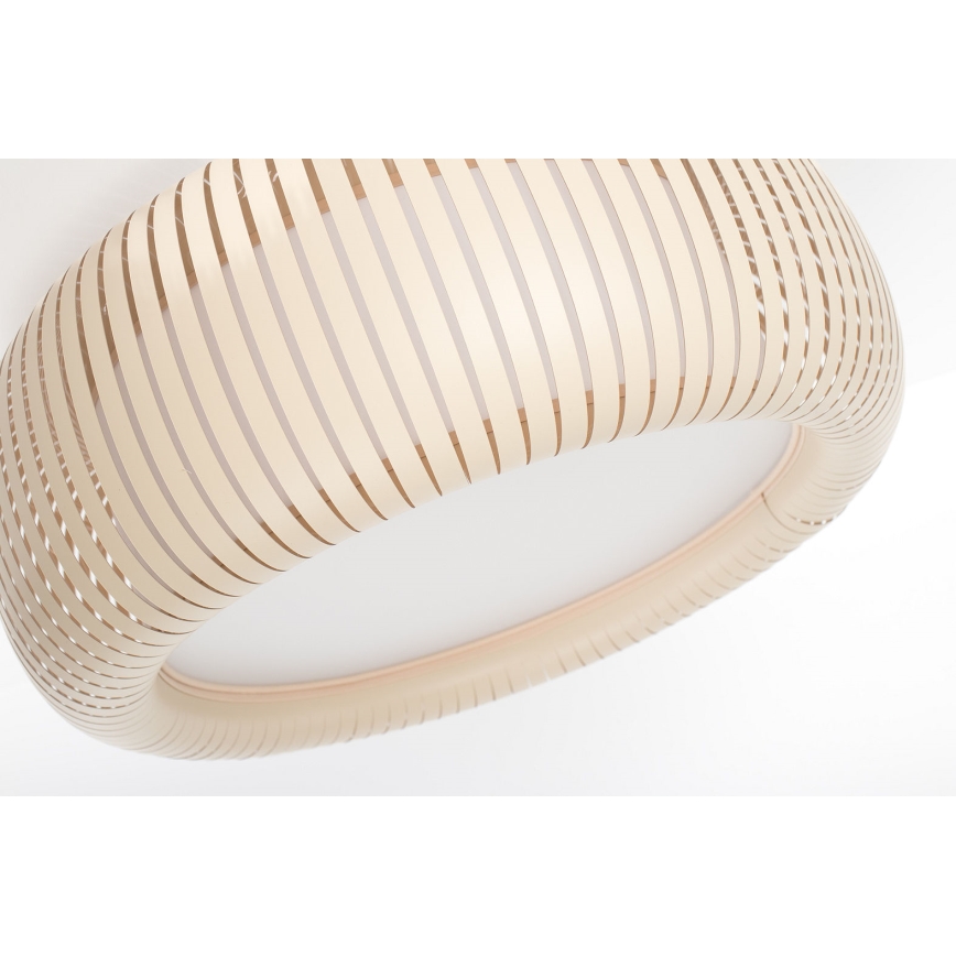 Laelamp STRIPES 2xE27/40W/230V, läbimõõt 55 cm, kreemjas/valge
