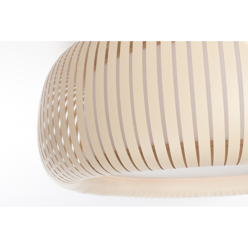 Laelamp STRIPES 2xE27/40W/230V, läbimõõt 55 cm, kreemjas/valge
