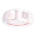 Laelamp STRIPES 2xE27/40W/230V Ø 55 cm valge/roosa