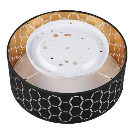 Laelamp ULLE 1xE27/15W/230V, läbimõõt 35 cm, must