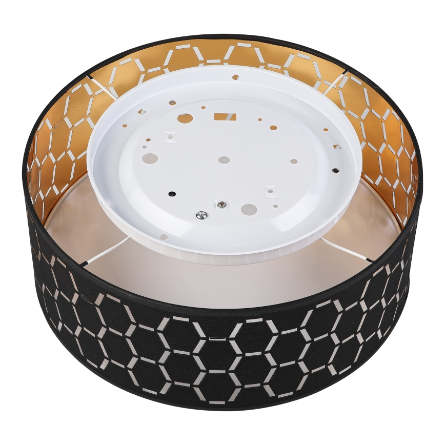 Laelamp ULLE 1xE27/15W/230V, läbimõõt 35 cm, must