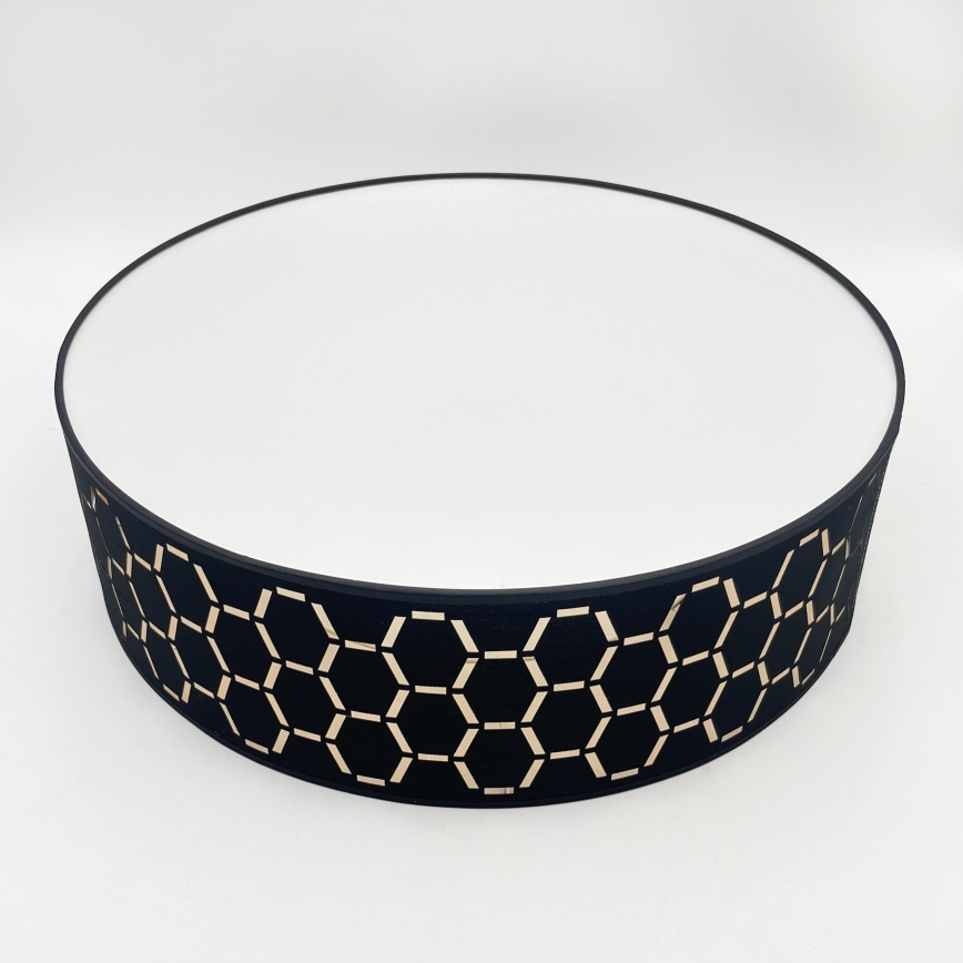 Laelamp ULLE 2xE27/15W/230V Ø 45 cm must