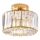 Laelamp VETRO 1xE27/15W/230V läbimõõt 24,5 cm kuldne