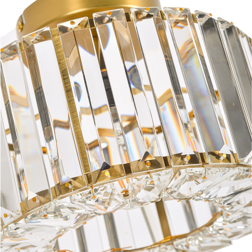 Laelamp VETRO 1xE27/15W/230V läbimõõt 24,5 cm kuldne