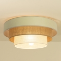 Laelamp WENTA 1xE27/60W/230V, läbimõõt 50 cm, beež/juut