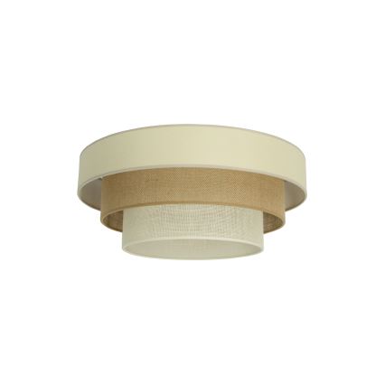 Laelamp WENTA 1xE27/60W/230V, läbimõõt 50 cm, beež/juut