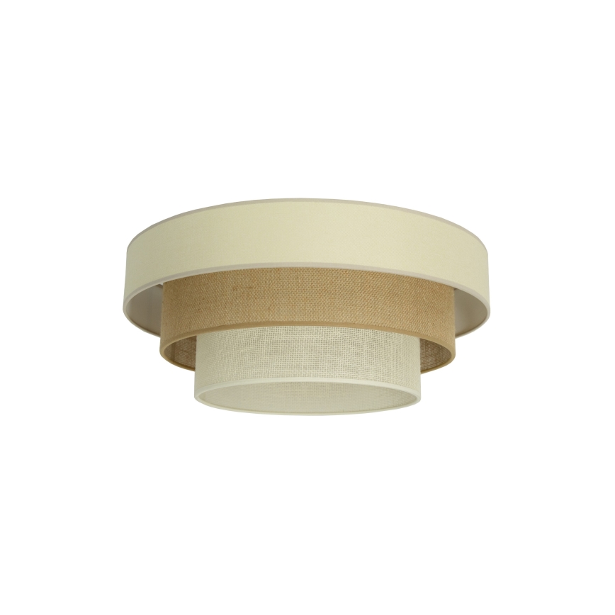 Laelamp WENTA 1xE27/60W/230V, läbimõõt 50 cm, beež/juut