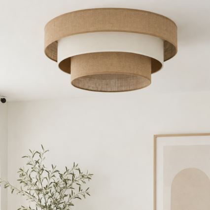 Laelamp WENTA 1xE27/60W/230V läbimõõt 50 cm juut/beež