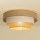 Laelamp WENTA 1xE27/60W/230V, läbimõõt 50 cm, juut/kreemjas