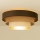 Laelamp WENTA 1xE27/60W/230V, läbimõõt 50 cm, pruun/juut/beež