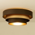 Laelamp WENTA 1xE27/60W/230V, läbimõõt 50 cm, pruun/kuldne