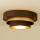 Laelamp WENTA 1xE27/60W/230V, läbimõõt 50 cm, pruun/kuldne