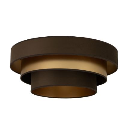 Laelamp WENTA 1xE27/60W/230V, läbimõõt 50 cm, pruun/kuldne