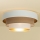 Laelamp WENTA 1xE27/60W/230V, läbimõõt 50 cm, valge/pruun