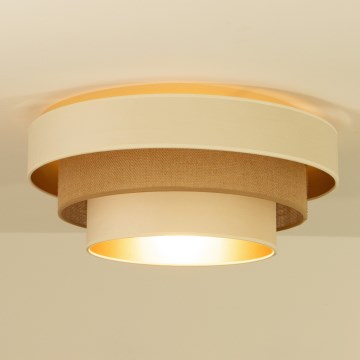 Laelamp WENTA 1×E27 (maks. 60 W), 230 V, Ø 50 cm, beež/juut