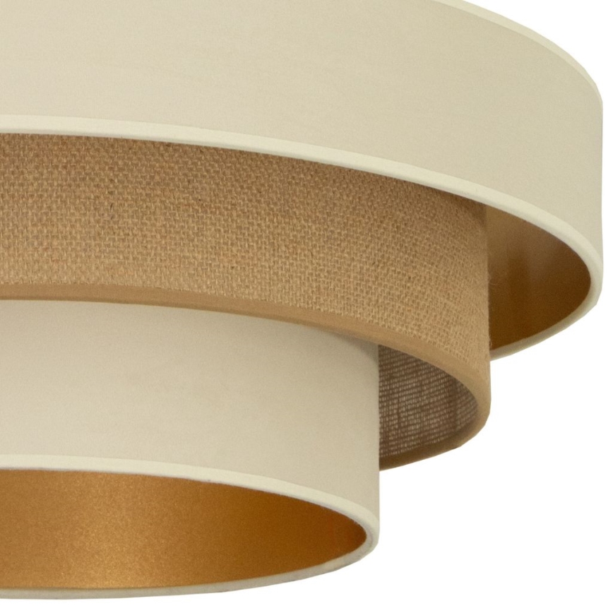 Laelamp WENTA 1×E27 (maks. 60 W), 230 V, Ø 50 cm, beež/juut