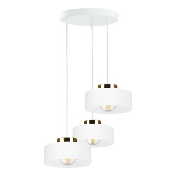 Laelühter kaabliga IGNIA 3xE27/60W/230V valge