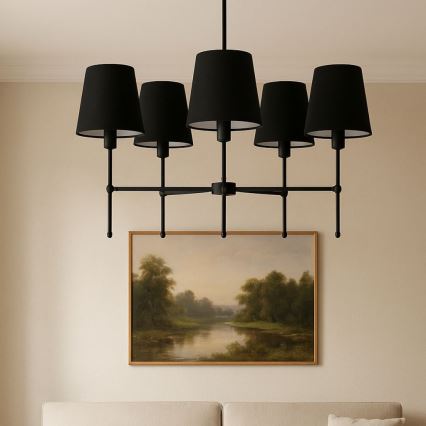 Laelühter varrega MADELA 5xE14/40W/230V must