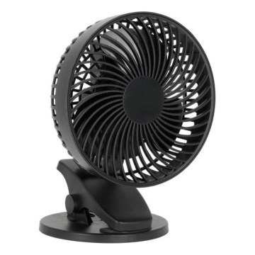 Laetav lauaventilaator klambriga VIENTO 6W/5V 2000 mAh must