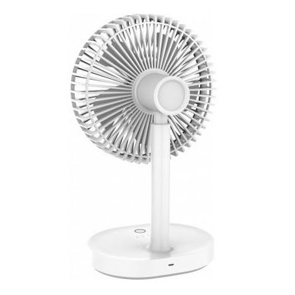 Laetav lauaventilaator LED-lambiga 3000mA/3,7V USB-C