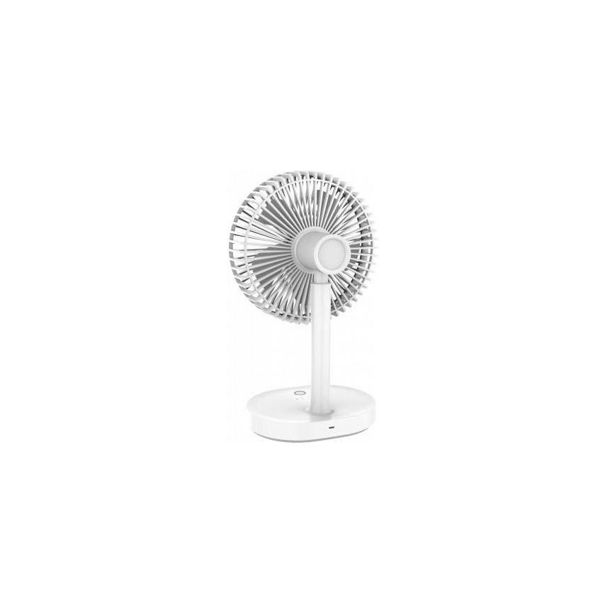 Laetav lauaventilaator LED-lambiga 3000mA/3,7V USB-C