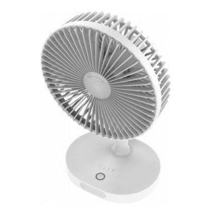 Laetav lauaventilaator LED-lambiga 3000mA/3,7V USB-C