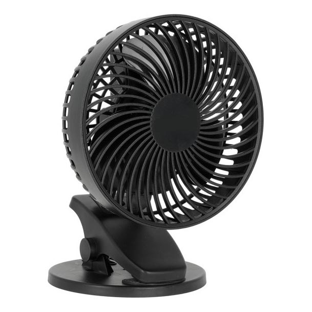 Laetav laud ventilaator klambriga VIENTO 6W/5V 2000 mAh must