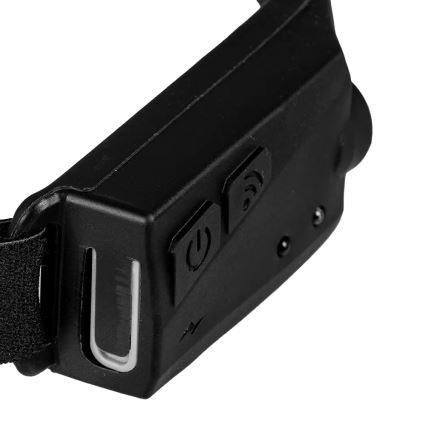 LED reguleeritav laetav pealamp anduriga 2xLED/5V IP44 350 lm 1200 mAh