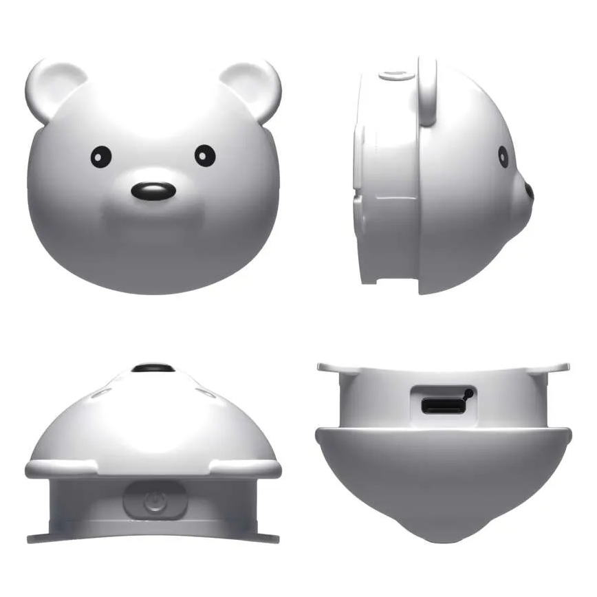 Laetav LED-pealamp LED/USB 500 mAh, karu-kujuline