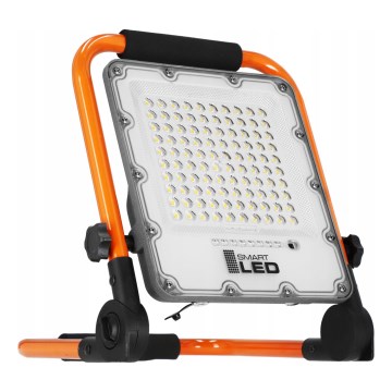 Laetav LED-reflektor statiiviga LED/50W/3,2V 4500K 10000 mAh IP65 oranž