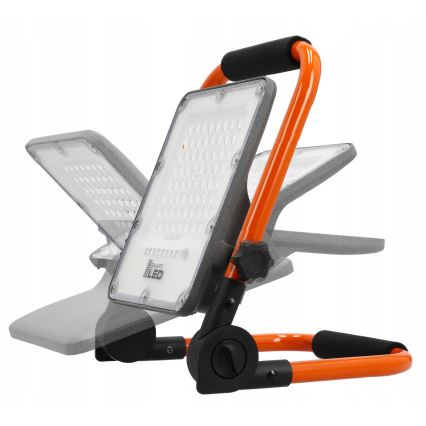 Laetav LED-reflektor statiiviga LED/50W/3,2V 4500K 5000 mAh IP65 oranž