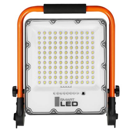 Laetav LED-reflektor statiiviga LED/50W/3,2V 4500K 5000 mAh IP65 oranž