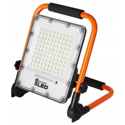 Laetav LED-reflektor statiiviga LED/50W/3,2V 4500K 5000 mAh IP65 oranž