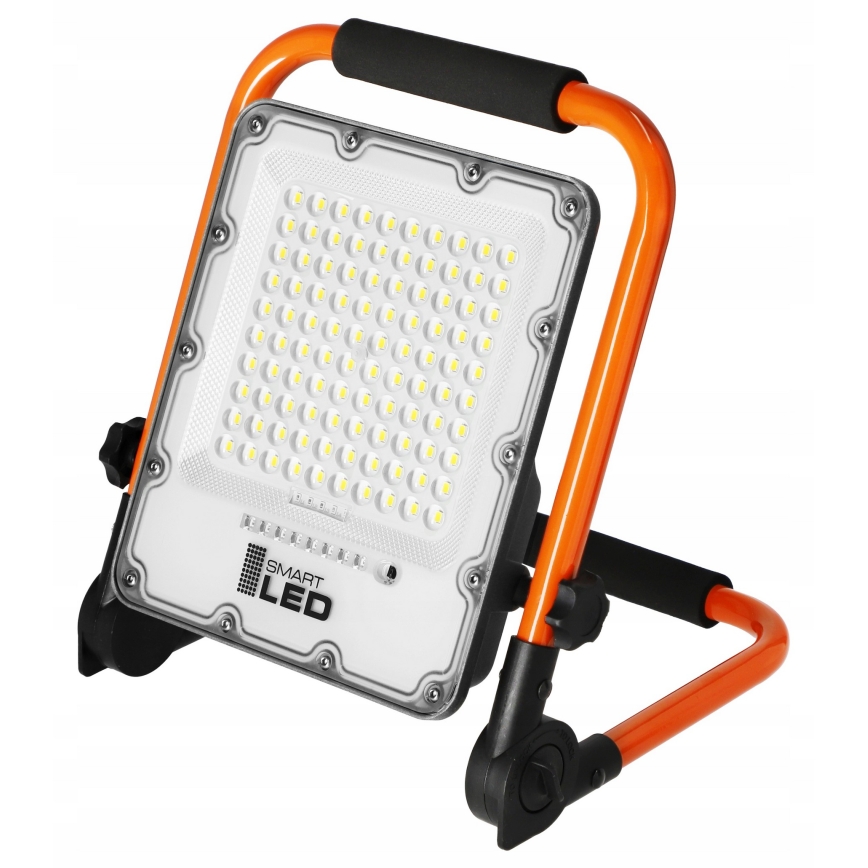 Laetav LED-reflektor statiiviga LED/50W/3,2V 4500K 5000 mAh IP65 oranž