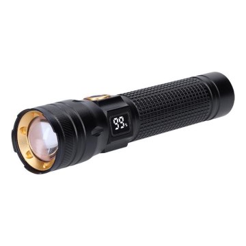 Laetav LED-taskulamp, 3,7 V, 1200 mAh